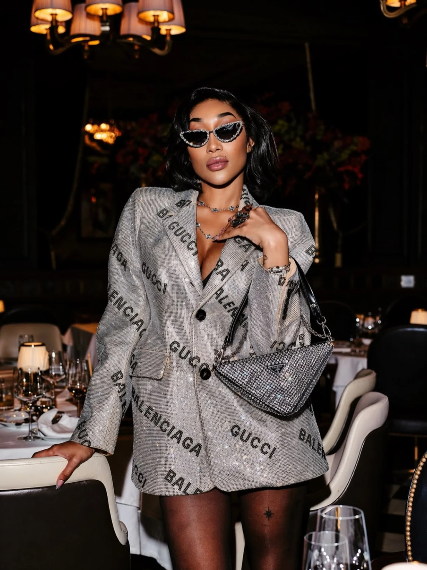 Emma Lohoues — nightlife editorial portrait